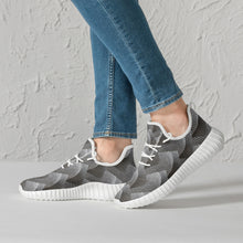 Load image into Gallery viewer, HoneyComb 3D. Mesh Knit Sneakers - White/Black
