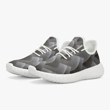 Load image into Gallery viewer, HoneyComb 3D. Mesh Knit Sneakers - White/Black
